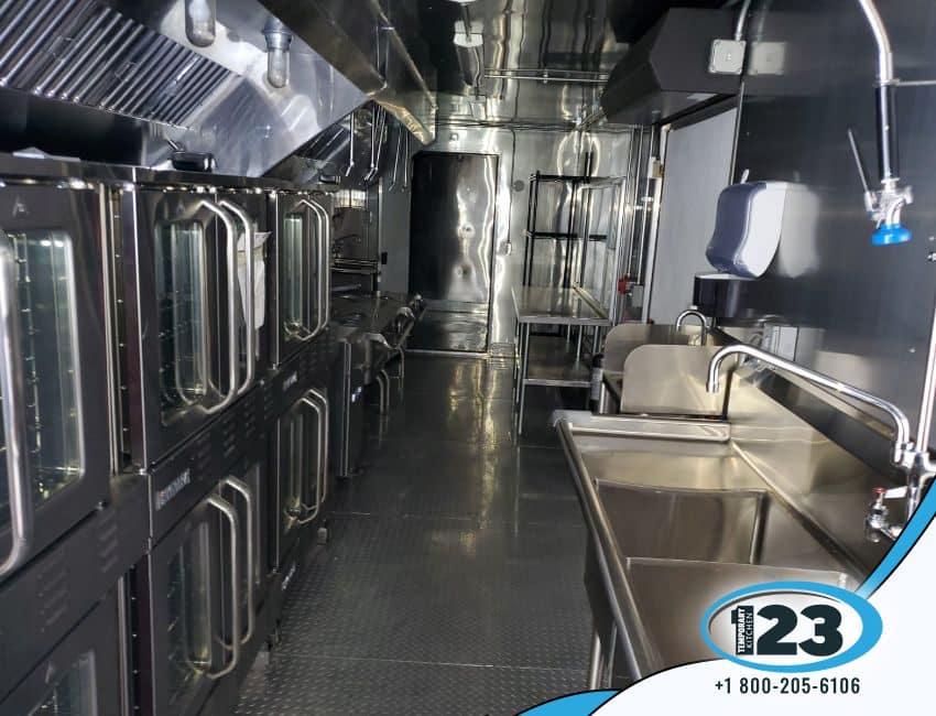 40ft Military Bulk Kitchen: Temporary123 equipment reference
