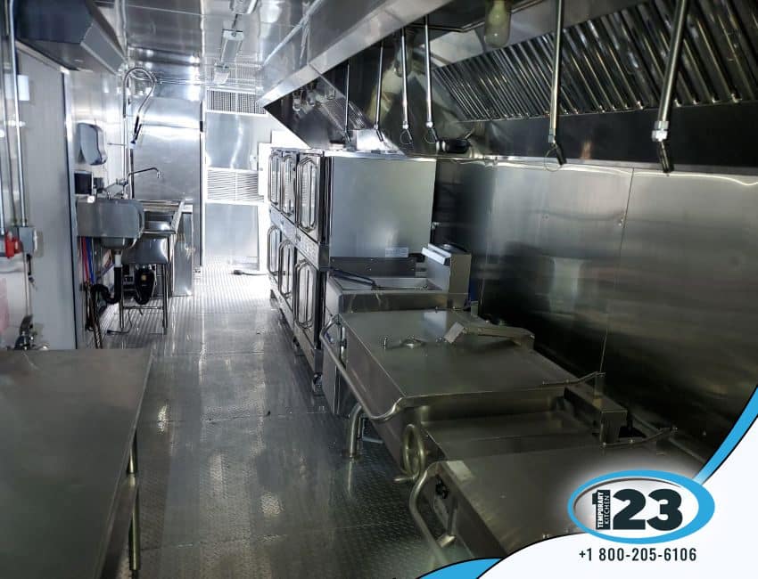 40ft Military Bulk Kitchen: Temporary123 equipment reference